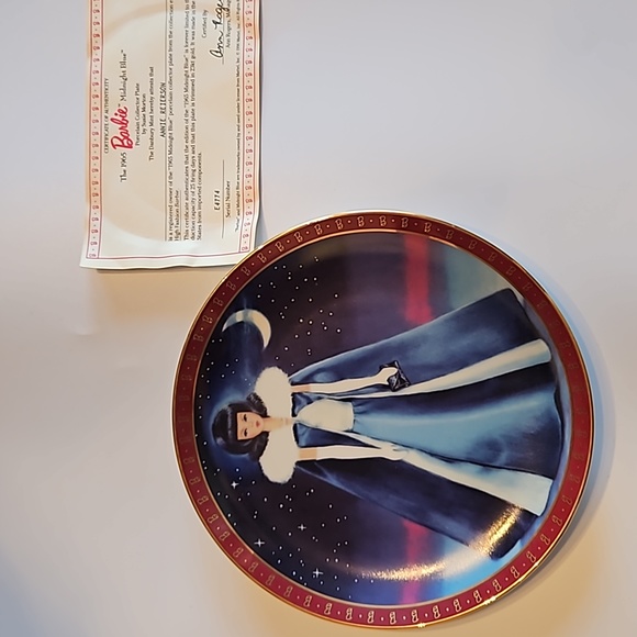 Midnight Blue High Fashion Barbie Collectible Plate - Picture 2 of 3